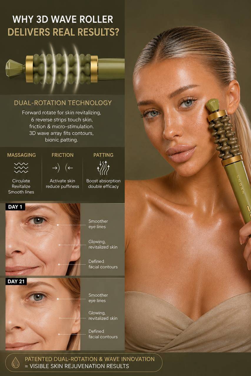 LOGAN dual-rotation 3D wave roller technology