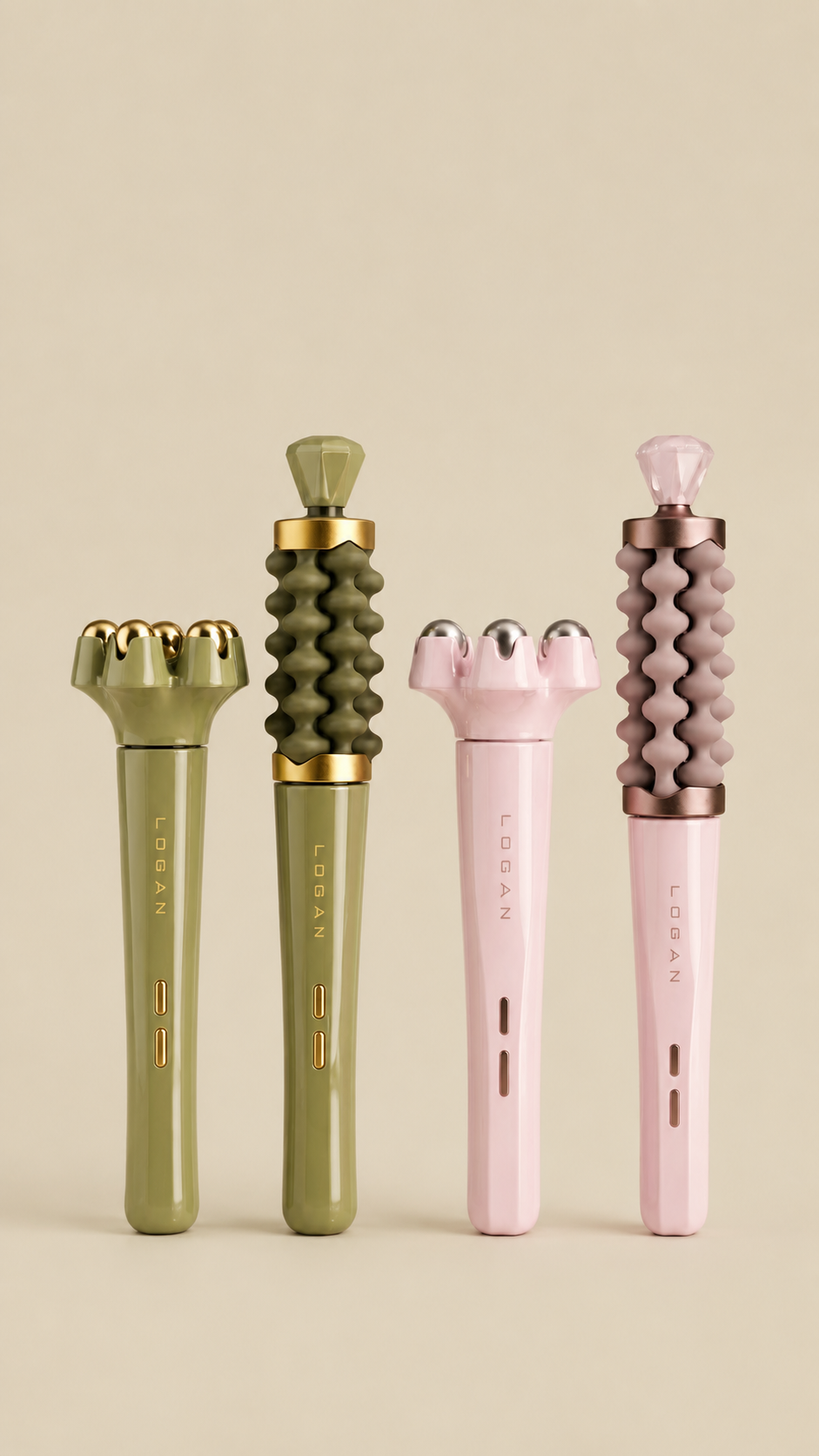 Both editions: Sage Olive and Pink Blush