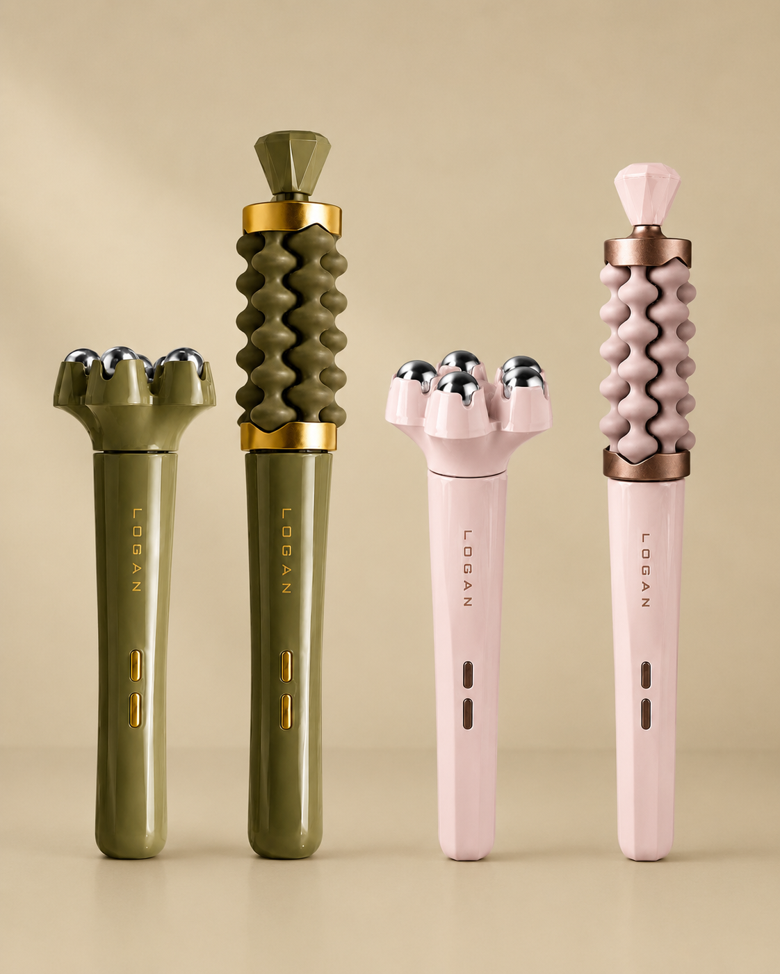 Sage Olive and Pink Blush line up